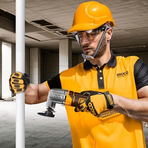 INGCO Cordless Multi Tool with 1pcs 2.0Ah Battery and Charger, 5000-20000 RPM, 6 Variable Speed,3.2° Oscillation Angle, 20V Oscillating Multi-Tool for Sawing, Cutting, Sanding CMLI20228 — view 2
