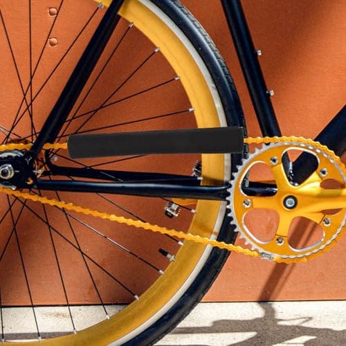 SOESFOUFU 2pcs Bike Chain Protector for Travel, Neoprene Cover with Strap — view 4