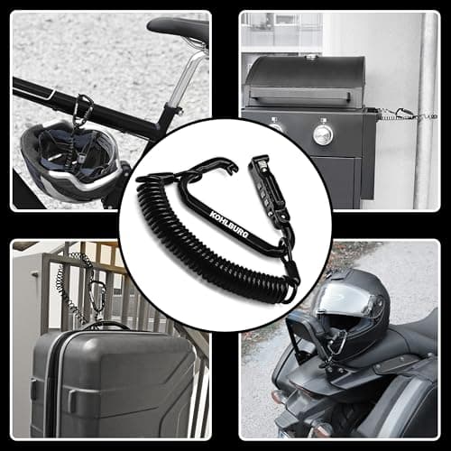 KOHLBURG Combination Cable Lock [Lightweight, 5.9ft Long] for the Pocket — view 3