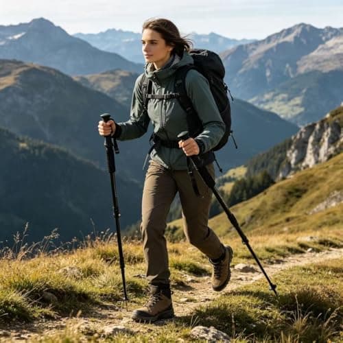 Walking poles,Trekking poles,Hiking poles,Walking sticks for hiking — view 4