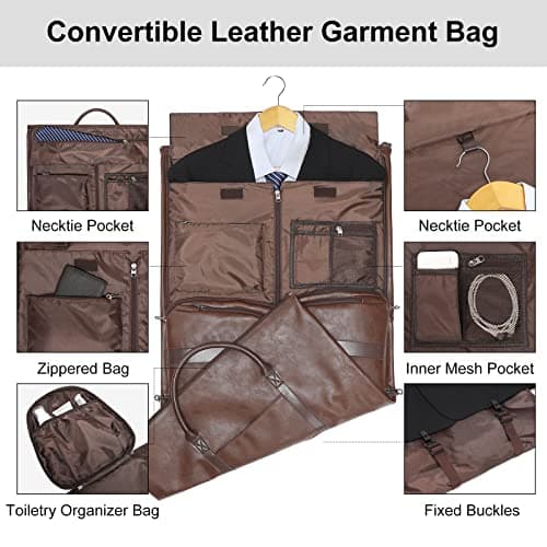 Modoker Convertible 2-in-1 Garment Bag, Waterproof & Wrinkle-Free — view 3