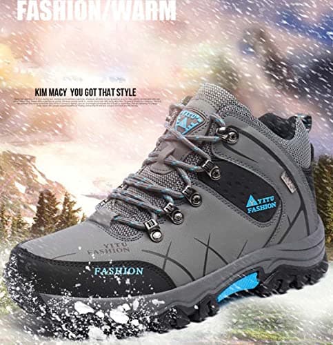 Men's Women's Lightweight Waterproof Anti-Slip Hiking Shoes Travel Camping Shoes Walking Shoes Grey 5.5 UK — view 5