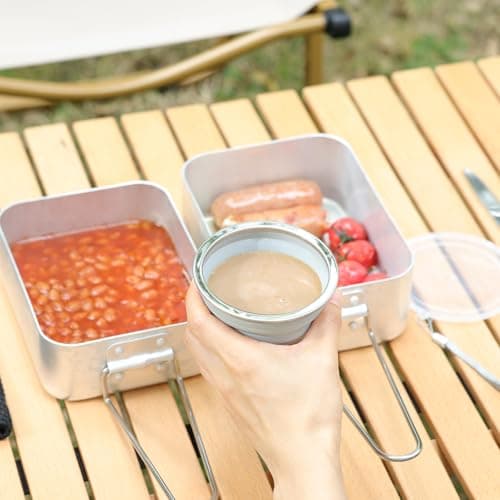 Camping Mess Tin,Mess Tins for Camping Suitable For Festivals & Outdoor — view 5