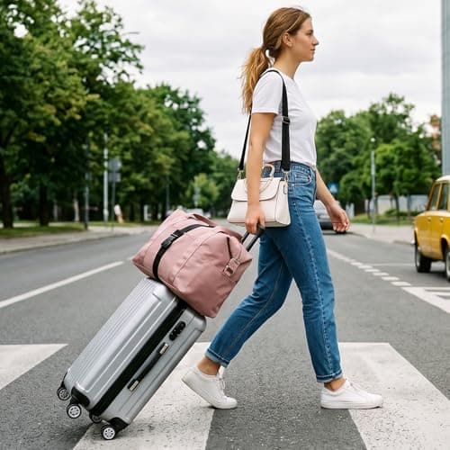 Ouligay 2 Pack Adjustable Luggage Straps for Suitcases Elastic Case Straps — view 6