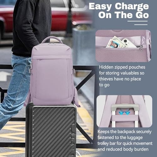 Xkdoai for Ryanair Cabin Bags 40x30x20 24L Underseat Backpack Hand Luggage — view 5