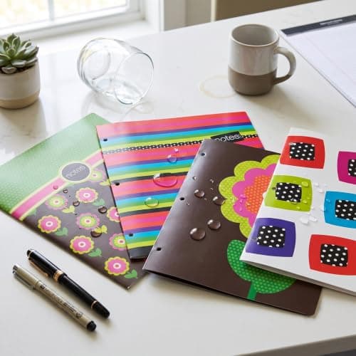 Pretty Folders with Pockets - 6 Pk Kawaii Folders Cute Plastic Poly Girls — view 2