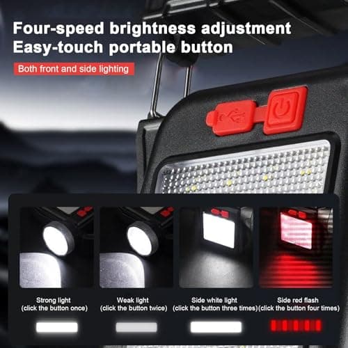 Solar Flashlight High Bright Waterproof Solar Powered Rechargeable — view 5