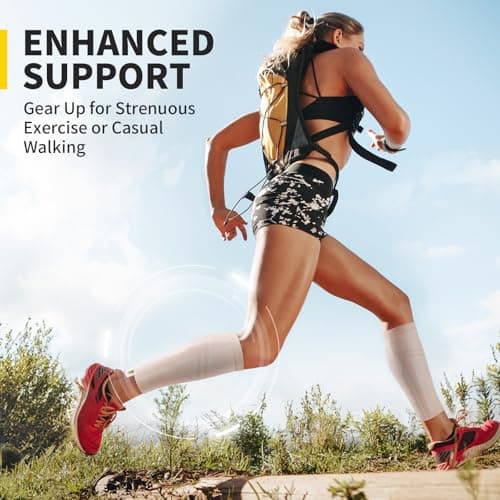 CAMBIVO Calf Compression Sleeves for Men and Women, 1 Pair — view 5