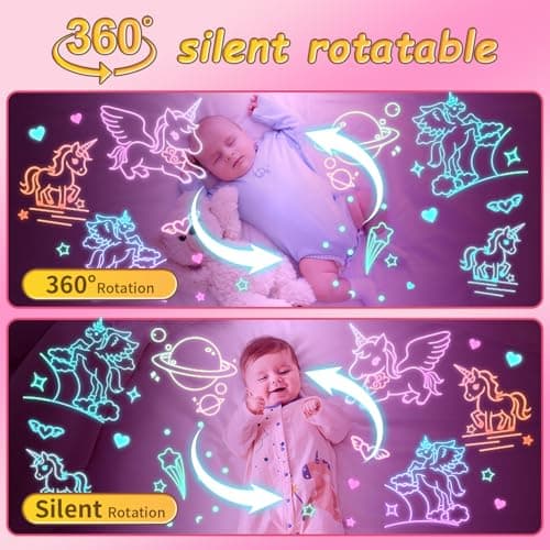 Toys for 1-10 Year Old Girls,Unicorn Gifts for Girls Night Light Projector for Kids Toddler Kids Toys Age 1-10 Xmas Stocking Fillers 1-10 Year Old Gifts — view 5