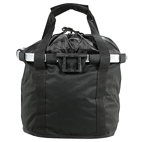 Redlution Bicycle Bike Detachable Cycle Front Canvas Basket Carrier Bag Pet Carrier Aluminum Alloy Frame Pet Carrier (black) — view 6