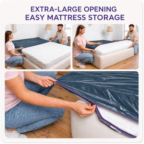 Dreamzie - Single Mattress Cover for Moving - Opaque Mattress Storage Bag — view 5