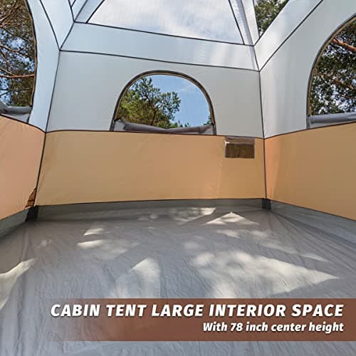 UNP 6 Man tent, Large Family Tent for Camping Stand Up — view 4