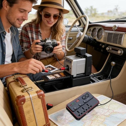 Car Inverter 12/24V to 220V Fast Charging Converter — view 4