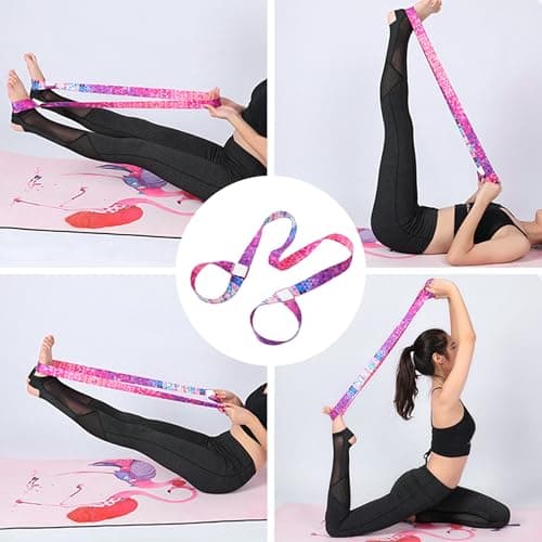 Yoga Mat Strap, Adjustable Multicolor Carrying Shoulder Strap for Yoga Mat — view 4