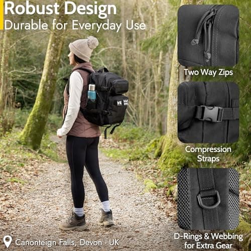 Trail Tactical Backpack, 30L, Black — view 5