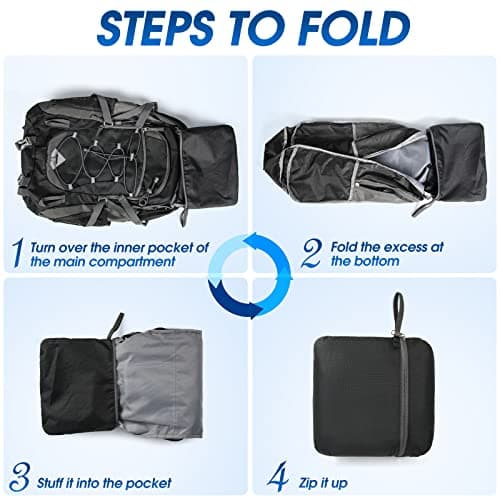 IGOLUMON Hiking Backpack 40L Lightweight Foldable Backpack for Men Women — view 6
