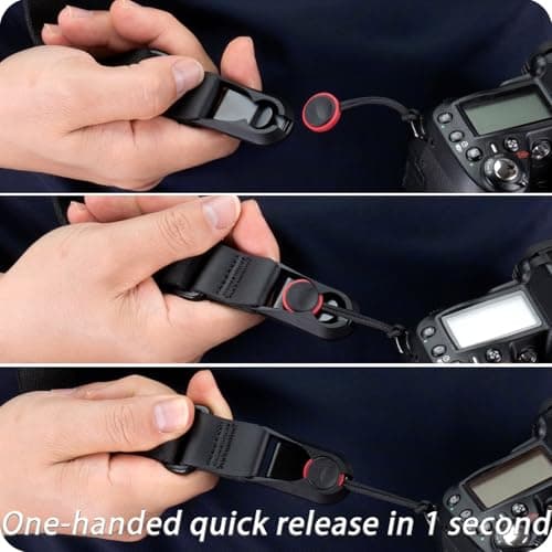 VKO Camera Neck Strap Quick Release Shoulder Straps for Street Photographer — view 5