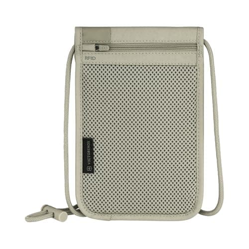 Victorinox Security Neck Pouch Sand Beige ONE SIZE UNISEX, Sand Beige, One Size, Casual — view 4