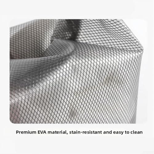Grey Waterproof Travel Toiletry Bag Set With Wide Opening For Swimming And Fitness Transparent Eva Cosmetic Organizer Portable Case(27 * 11.5 * 24.5cm) — view 6
