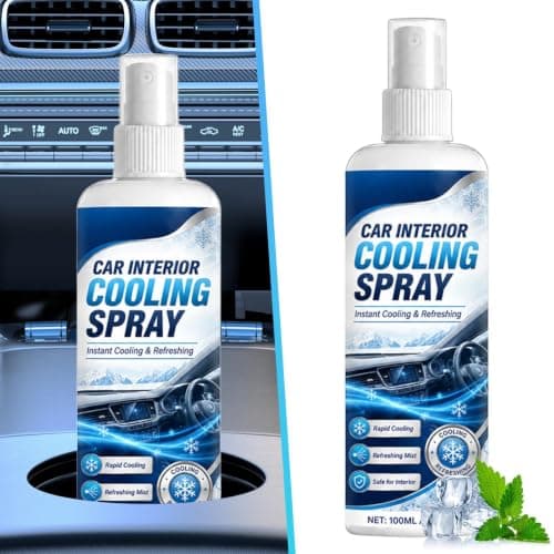 Cooling Mist Spray, Cooling Spray for Car, Instant Heat Relief, Air Refresh Cooling Spray for Quick Cooldown for Long Driving Commuting Travel Road Trip (B) — view 2