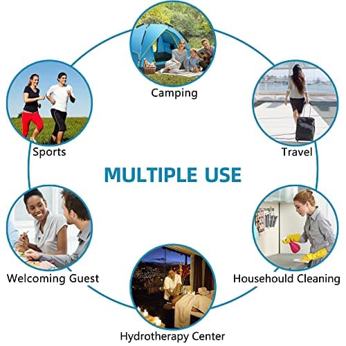 Disposable Towel Thicker Style Magic Compressed Towel Large Size Coin Tissue Portable Washcloth Reusable for Travel Camping Hiking Outdoor Sports Beauty Salon — view 4