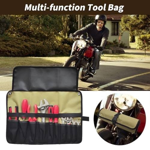 Motorcycle Multifunctional Tool Bag - Large Capacity Rolling Gear — view 3