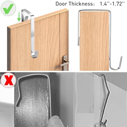 Over the Door Shoe Organiser, 40 Pocket Hanging Shoe Holder for Bedroom — view 4
