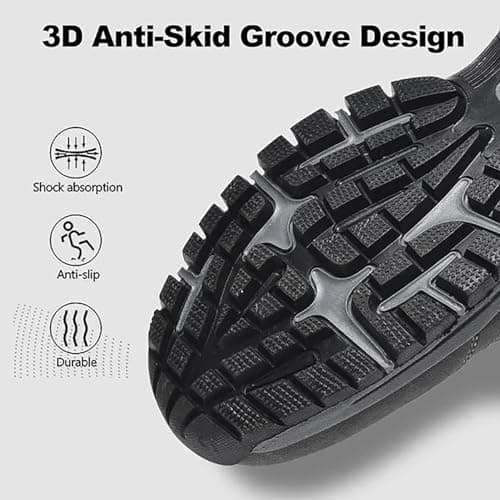 Aocase Walking Shoes Mens Womens Breathable Non-Slip Lightweight Outdoor Hiking Shoes Low Top,Trail Running Shoes,Waterproof Men's Outdoor Travel Mountain Shoes,Black,39EU — view 5