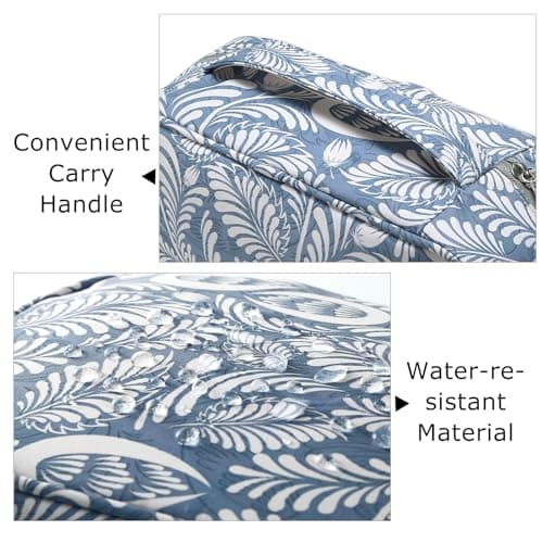 homchen Hanging Toiletry Bag Travel Kit for Men Women, Upgrade Large Capacity Wash Bag Makeup Bag with 4 Compartments, Foldable Compact Size — view 4