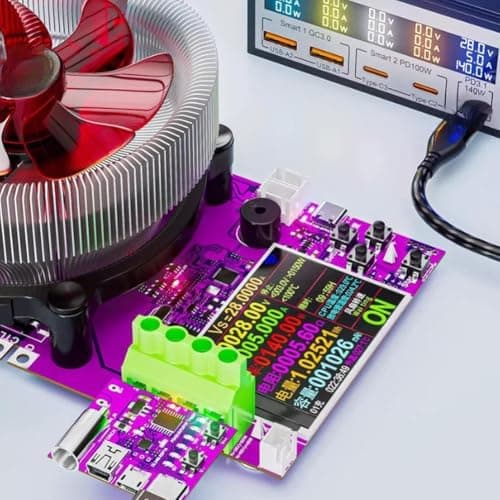 Hoppipola 140W PD 3.1 Tester Adapter Fast Charge Protocol Trigger Board Voltage Converter for Power Supply Verification Purple — view 2