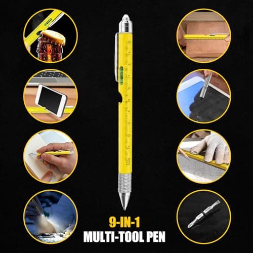Tactical Pen - 2 Pack 9 in 1, LED Light, Screwdrivers & Phone Holder — view 2