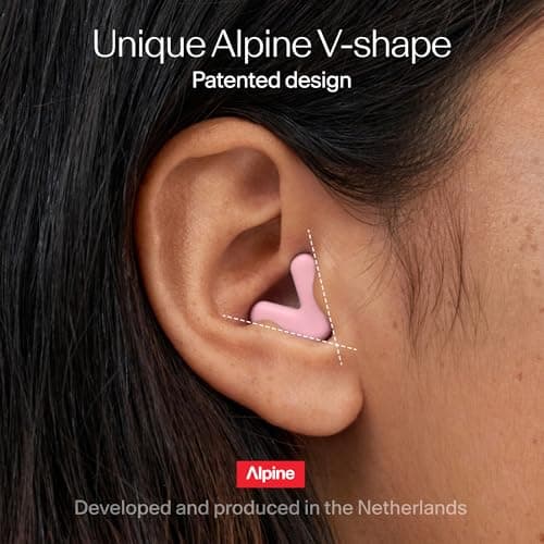 Alpine Silence Ear Plugs 22dB Everyday Calm 4 Tip Sizes XS/S/M/L Pink — view 4