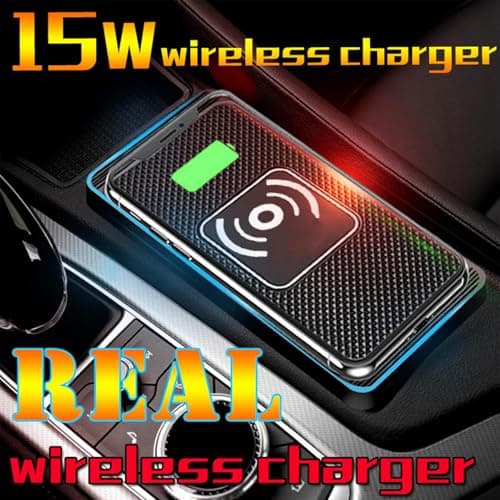 Wireless Charger for Car - Silicone 15.7x78.5x0.7cm Quick Charge | Auto Phone Charging Pad with Travel Non-Slip Design, Center Console, Docking Station for — view 2