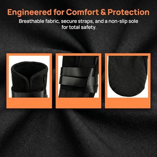Dog Boots for Injured Paws Waterproof, Adjustable Dog Paw Protectors with Non-Slip Sole, Breathable Recovery Boots for Wound Care and Healing, Dog Shoes for Outdoor Walking（XL)） — view 3