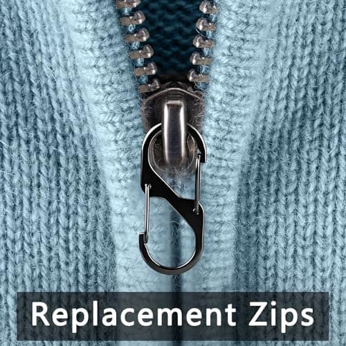 6 Pack Zipper Locks with Carabiner Clip - Small Lock for Luggage and Backpacks, Theft Deterrent Travel Locks, Zipper Clips Anti Theft, Bag Lock for Traveling Bags and Handbags — view 6