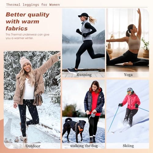 Thermal Leggings Women Fleece Lined Tights Yoga Pants Winter Warm Leggins — view 6