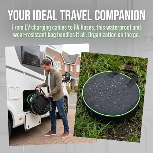 ROVENLIFEGO EV Charging Cable Bag, Black — view 5