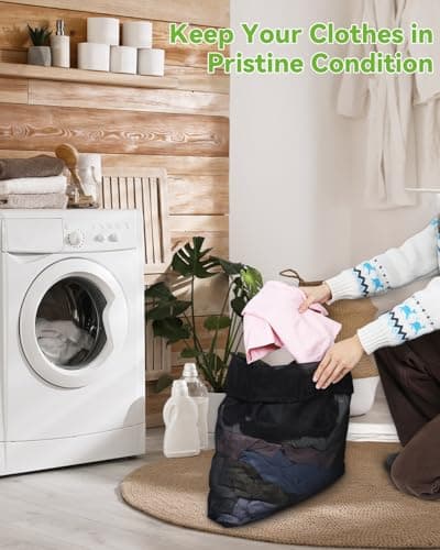 OTraki 2 Pcs Mesh Laundry Bags 50x60 cm Travel Washing Machine Net Bags — view 5