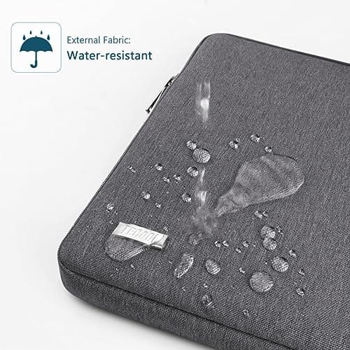 TECOOL 14 Inch Laptop Sleeve Protective Laptop Case 14 inch,Dark Grey — view 3