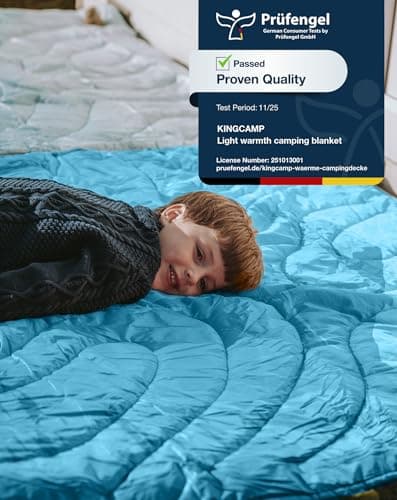 KingCamp Camping Blanket, Lightweight Warm Multifunctional, Frosted Valley — view 2
