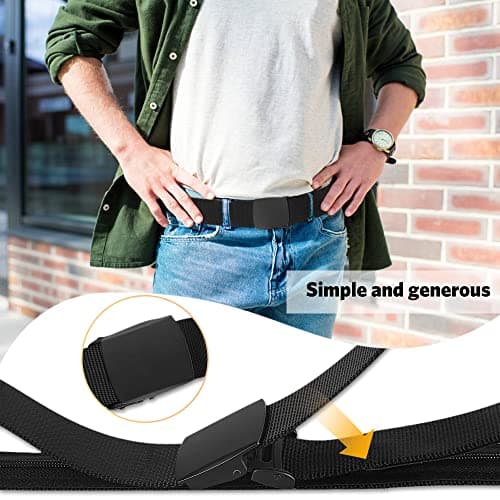 AGPTEK Travel Money Belt, Hidden Money Pouch, Anti-Theft Men Waist Wallet — view 6