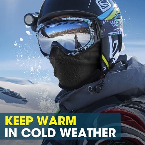 WTACTFUL Winter Neck Warmer Half Face Mask, Windproof Thermal Anti-Fog — view 4