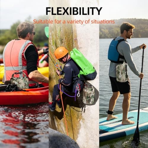 Desoto Dry Bags 3L Boat Dry Bag Lightweight Water-Resistant Multicolor — view 6