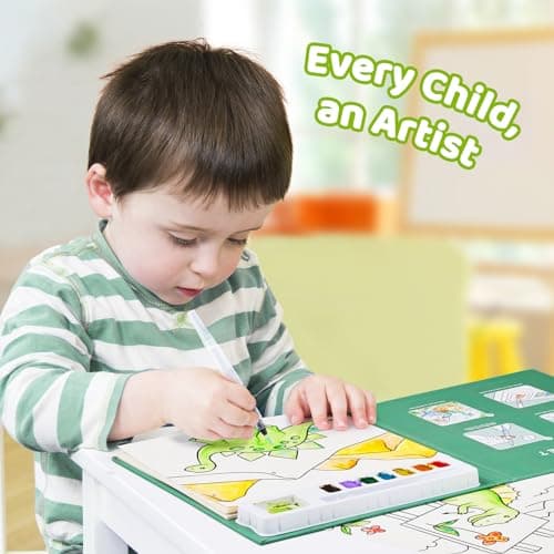 JoyCat Paint with Water Coloring Books for Toddlers (Green) — view 2