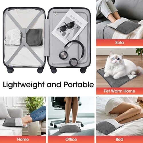 Magnetic Feet Warmer - 800mAh Foot Warmer, PP Smart Refrigerator Odor Absorber | Rechargeable Air Cleaner for Fridge, Freezer, Wardrobe, Shoe Cabinet, Toilet, Room, Travel & Household Use — view 4