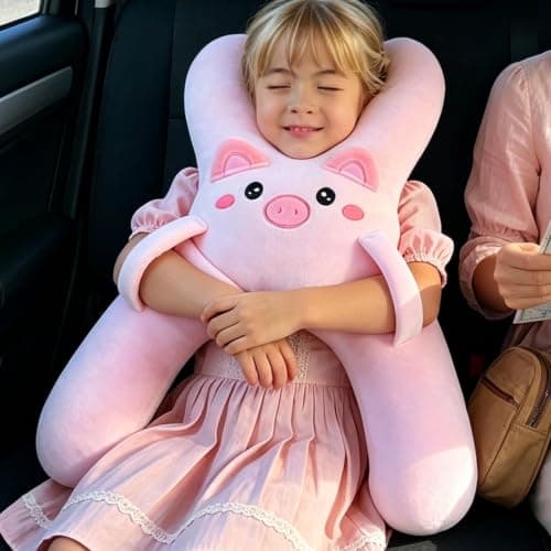 MFYOUPK Kids Car Seat Pillow, Ergonomic Car Sleeping Head Neck Support — view 3