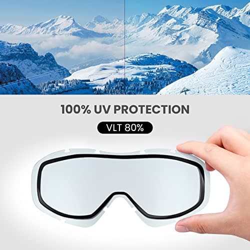 OutdoorMaster OTG Ski Goggles, Snowboard Goggles for Men, Women & Youth — view 4