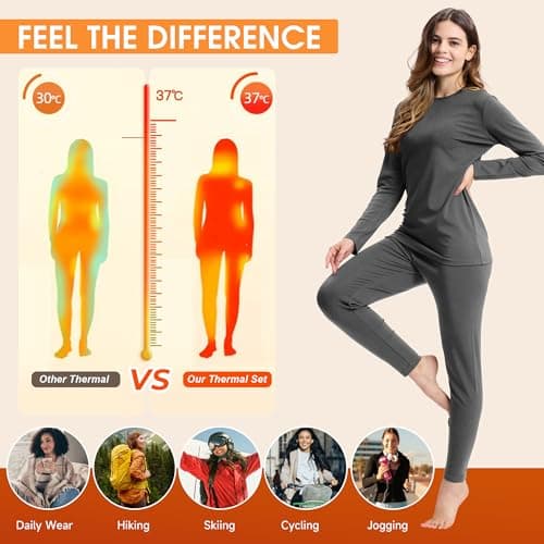BAMBOO COOL Thermals Base Layer Women Thermal Womens Bamboo Winter Wear — view 5