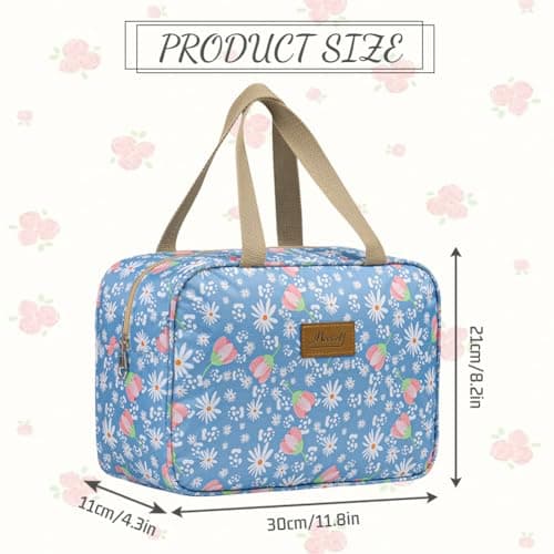 Aucuu Toiletry Bag, Large Full Size Toiletry Bag, Travel Hand-Held Make up Wash Bags, Portable Waterproof Toile-Try Kit, Bathroom Storage Case, Cosmetic Organizer for Travel, Camping for Women Girl — view 2