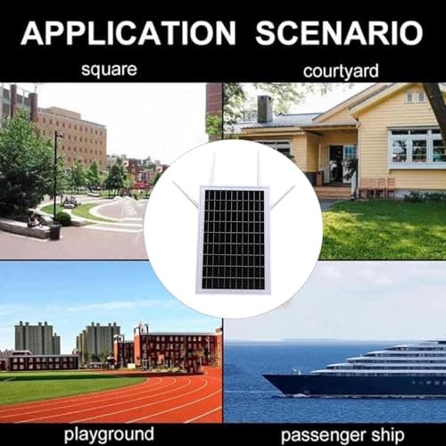 TOPINCN Solar Powered 4G LTE Modem Router, Solar WiFi Access Point, Solar Internet Hotspot, IP66 Outdoor Wireless Network Gateways with 15W Solar Panel for RV Security Camera (EU Version) — view 6